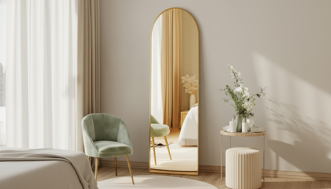 59x16 Full Body Mirror: Leaning or Wall-Mounted