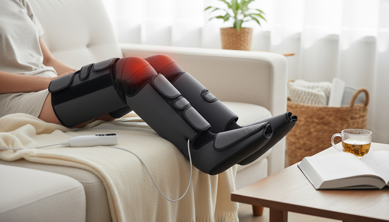 Air Compression Leg Massager: Foot to Thigh Relief