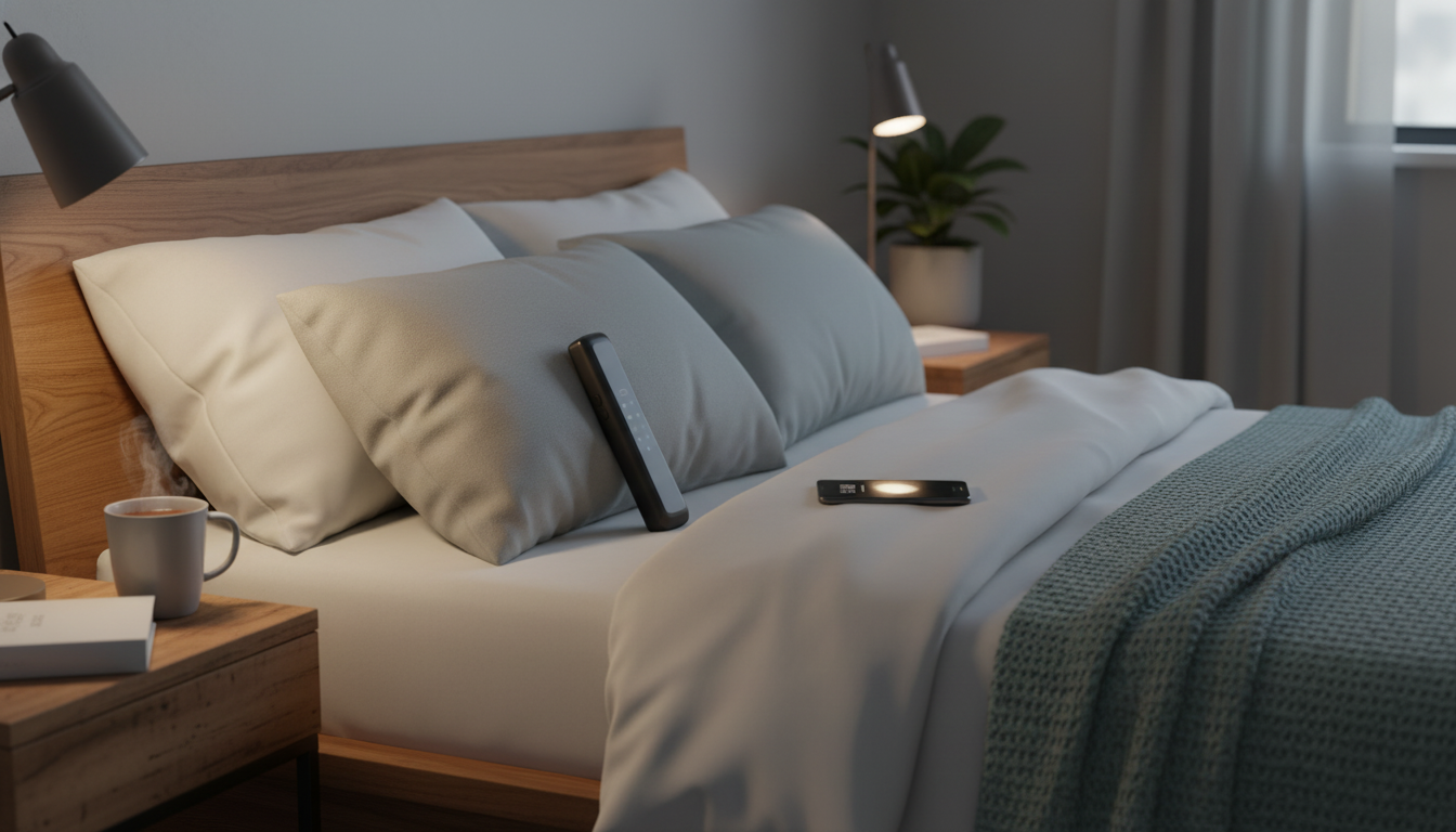 Bone Conduction Pillow Speaker: Bluetooth Sleep Timer