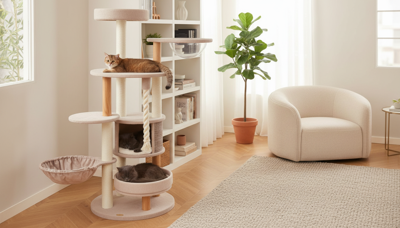 Habitats Tree Scratchers Tower: Placement, Safety & Care