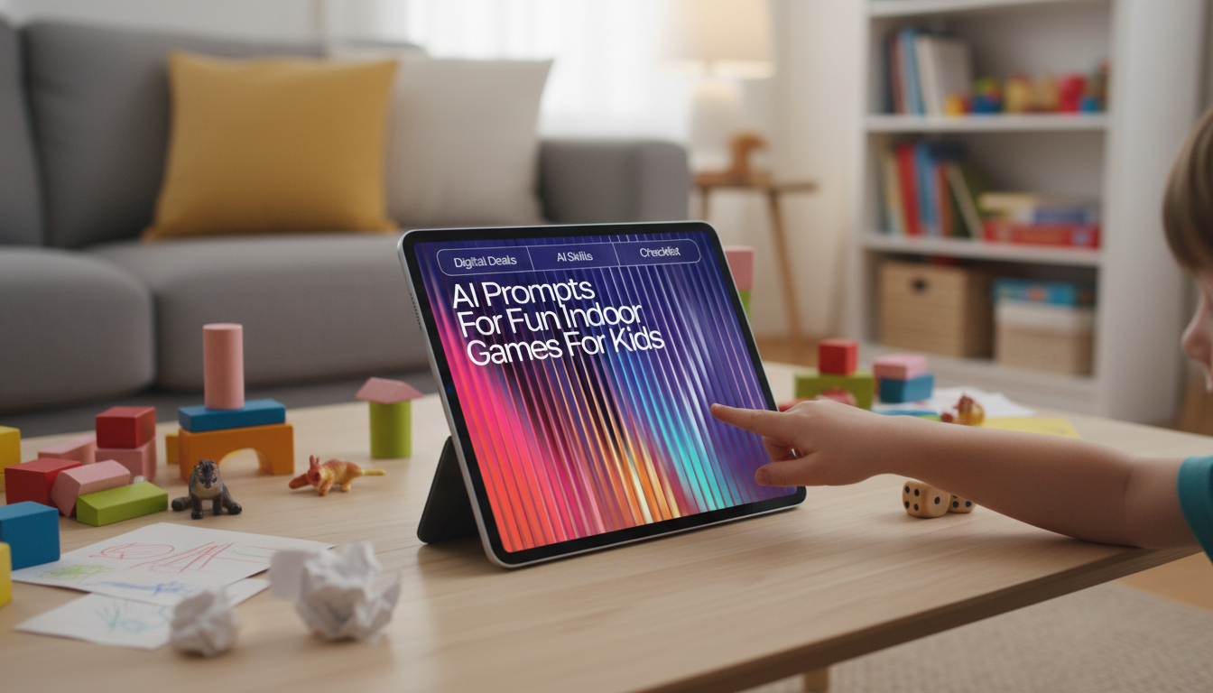 Instant Indoor Games for Kids: Low-Prep, Screen-Smart Fun