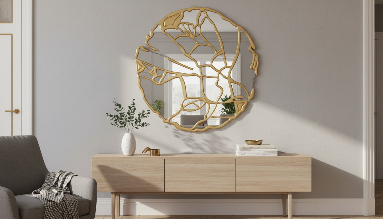 Large Round Wall Mirror Guide: Size, Style & Placement