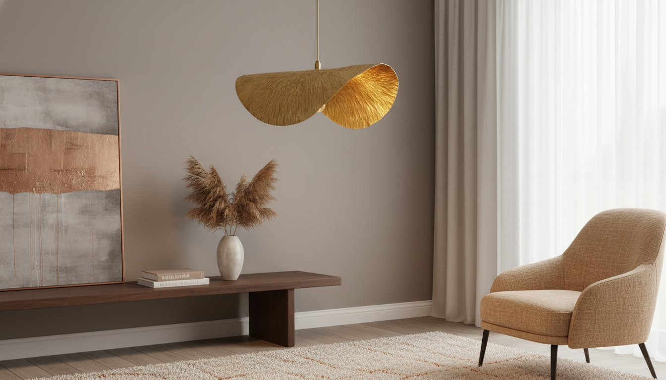 Luxury Copper Pendant Light for Warm, Modern Interiors