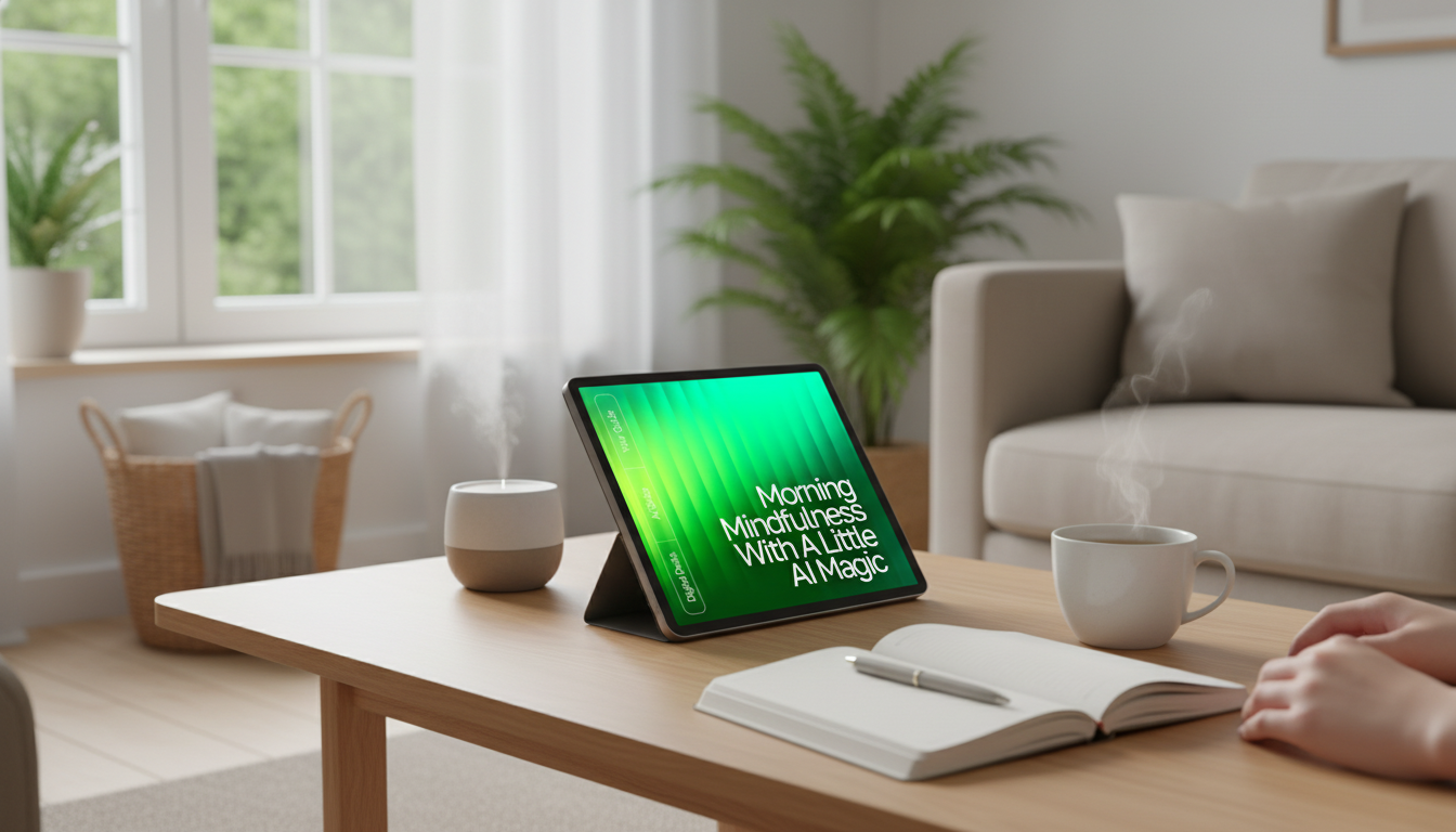 Mindful Mornings With AI: A 3–15 Minute Calm Routine