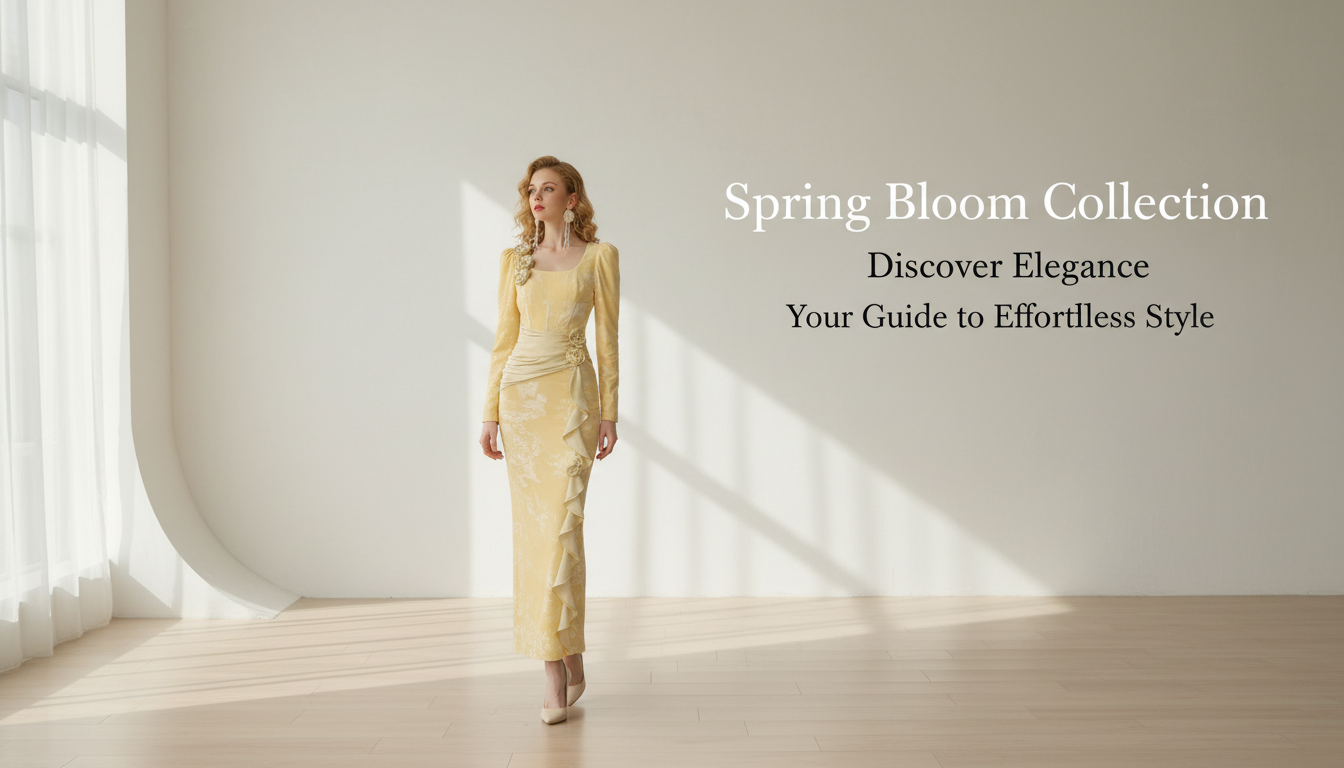 How to Style an Elegant Retro Floral A-Line Dress