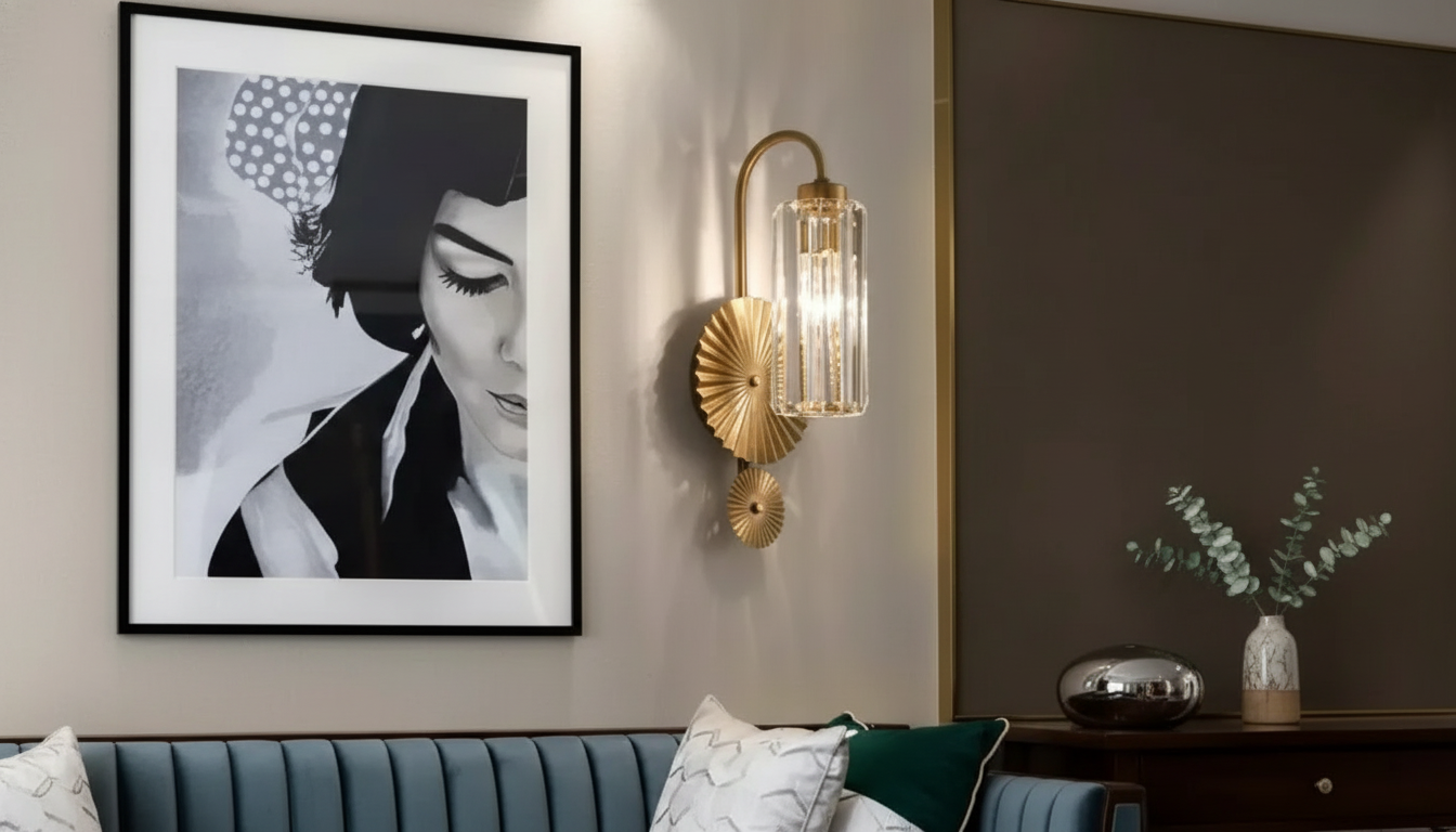 Vintage Crystal Wall Lamp Styling, Placement & Care Guide
